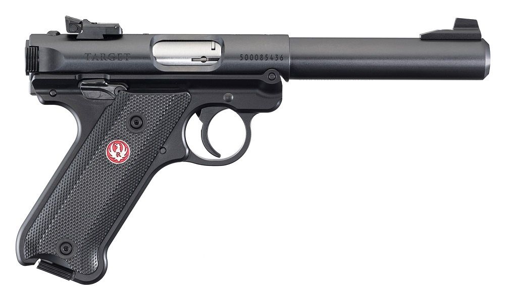 Ruger Mark IV Target RF Pistol 22lr 5.5&quot;, Variation: Blued