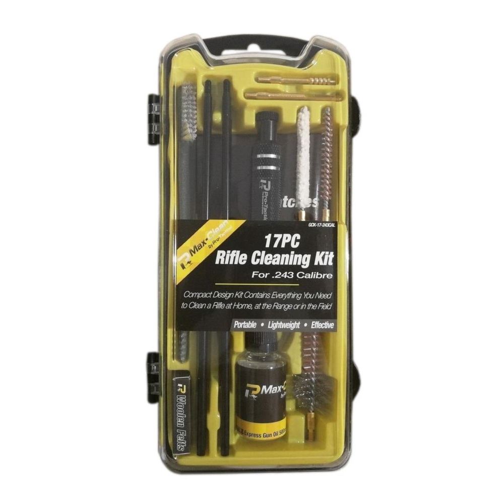 Pro Tactical 17pc Rifle Cleaning Kit .243cal/6mm