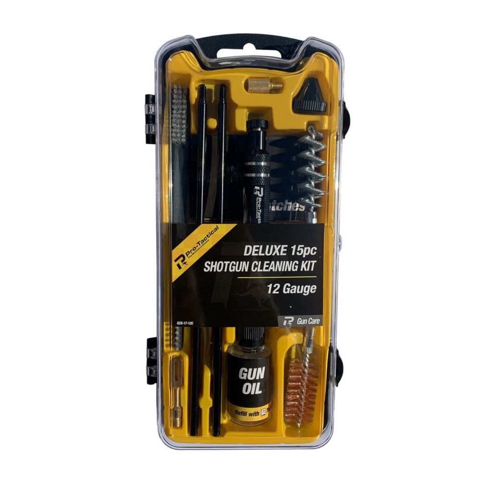 Pro-Tactical 15pc Shotgun Cleaning Kit - 12g