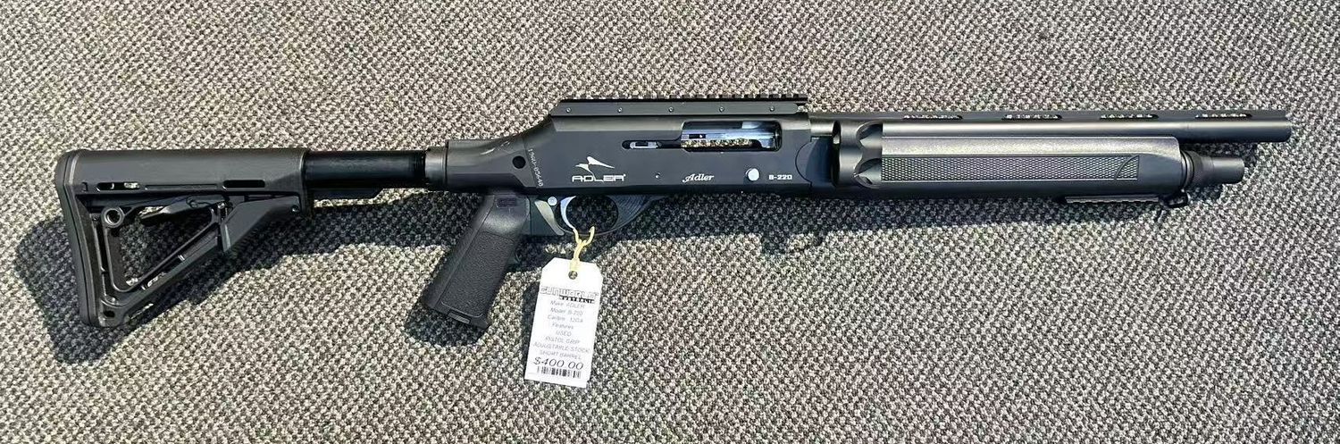 Used Adler B-220 12GA Pistol Grip Adjustable Stock - SN: 19AU-05640
