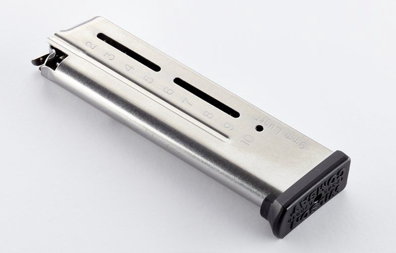 WILSON COMBAT 1911 ELITE TACTICAL MAGAZINE, Capacity: 9MM 10 SHOT ETM BASE PAD