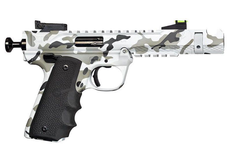 VOLQUARTSEN BLACK MAMBA ARCTIC CAMO VF4M‑0049 5.5&quot; B.L. WITH COMPENSATOR