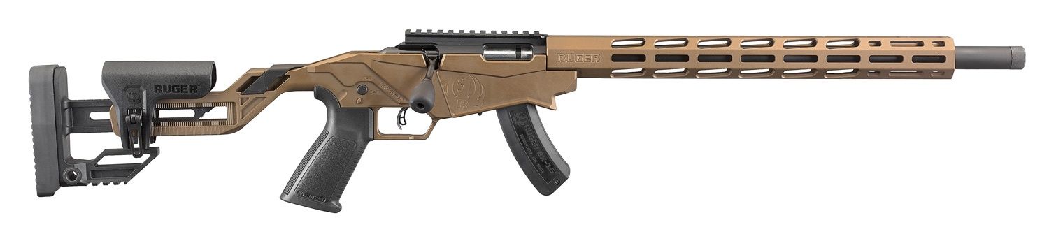 RUGER PRECISION RIMFIRE RIFLE 22LR 18 inch 10 SHOT BURNT BRONZE