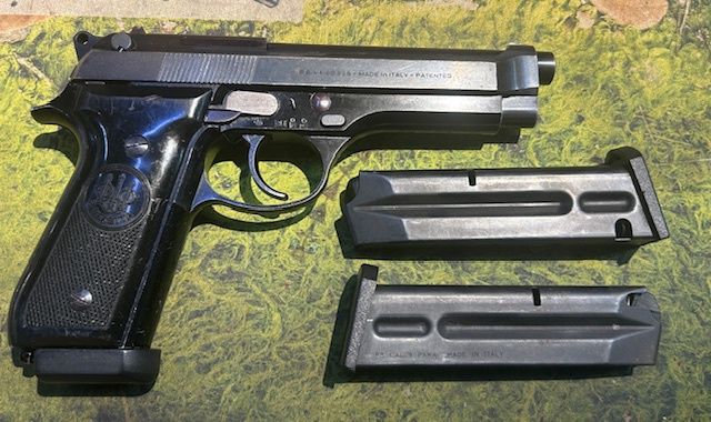 Used Beretta 92S 9mm 3 Mags