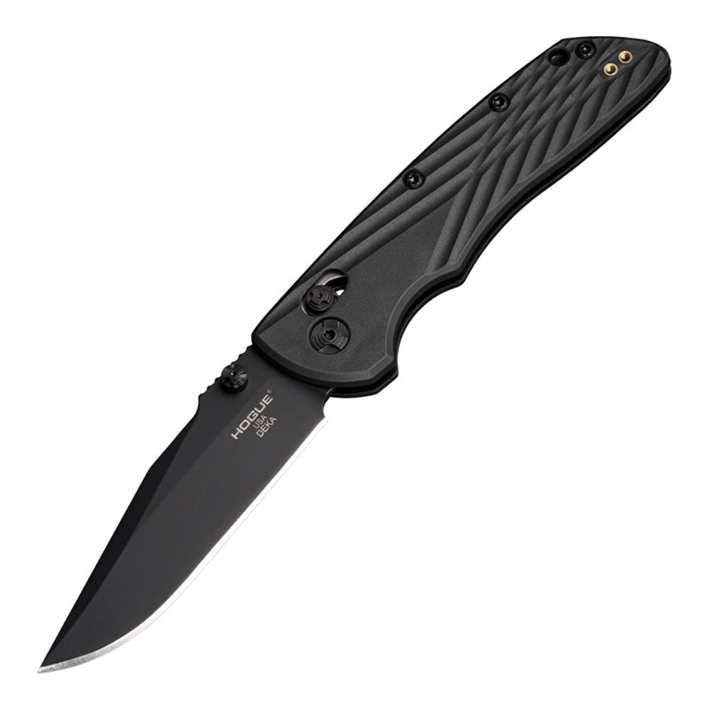 Hogue Deka Knife 3.25&quot; ABLE Lock Folder - Clip Point Blade, Colour: Black