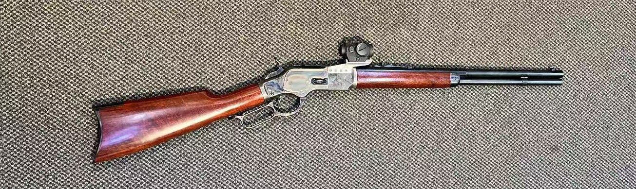 Used Uberti 1873 Lever Action .357Mag With Aimpoint Red Dot - SN: W59454