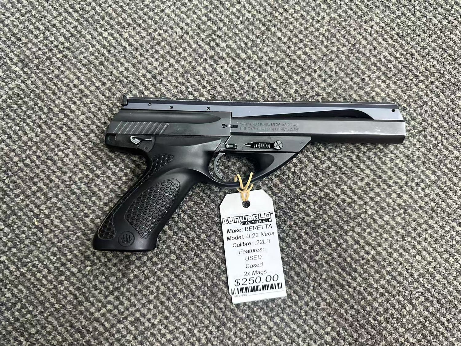 BERETTA U22 NEOS 22LR CASED w/ 2X MAGS USED SN: R09748
