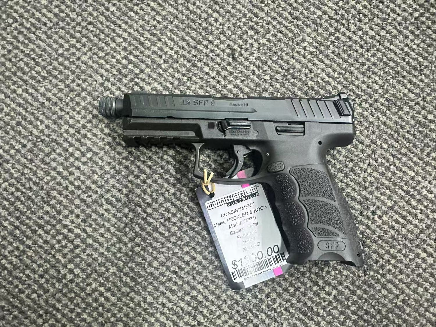 Consignment  Heckler &amp; Koch SFP 9mm / SN: 239-003166