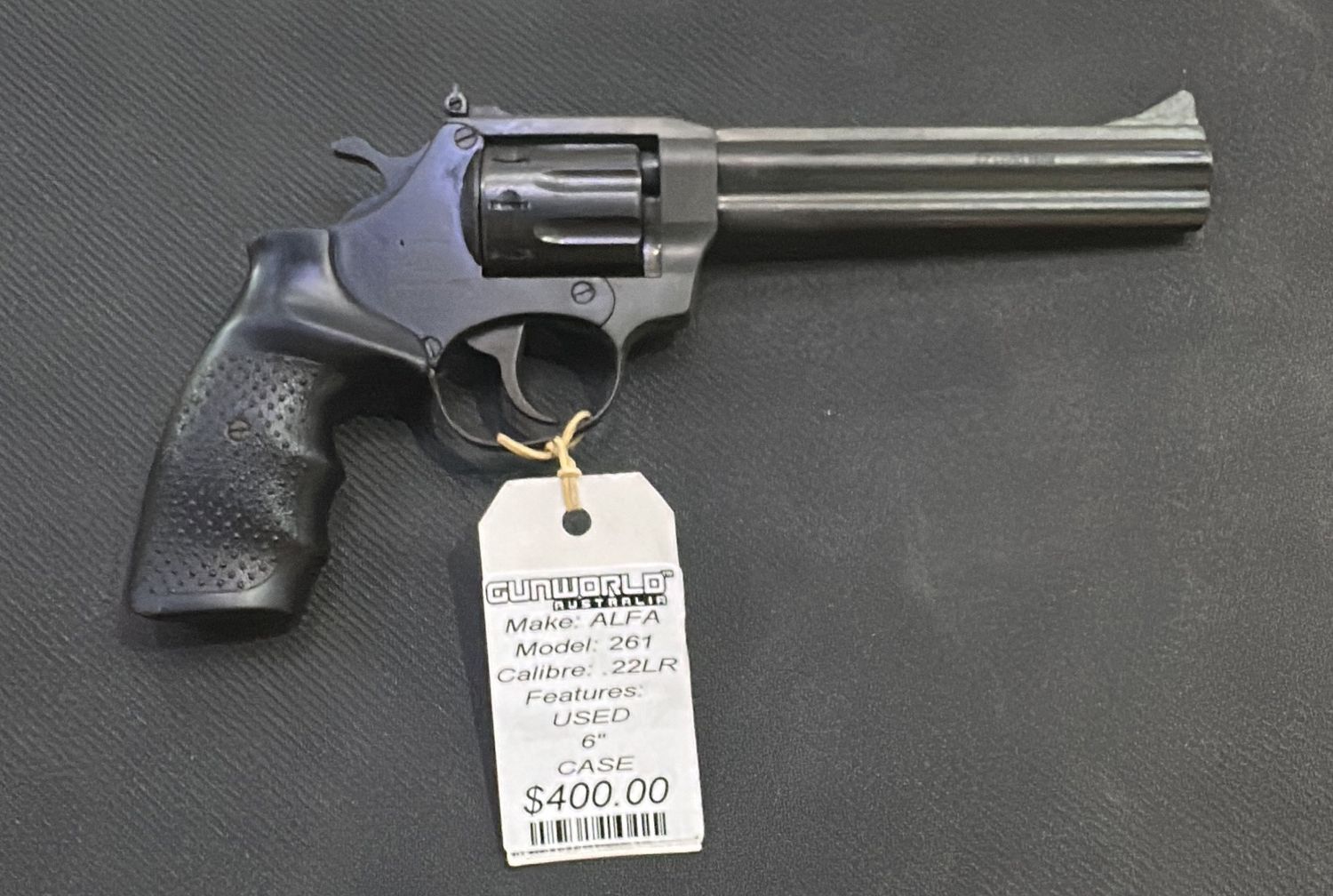 Used Alfa 261 .22LR 9 Shot 6&quot; - SN: 8261071596