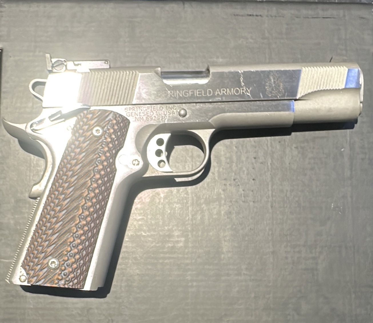 Used Springfield 1911 A1 Stainless 9mm - SN: NM692539