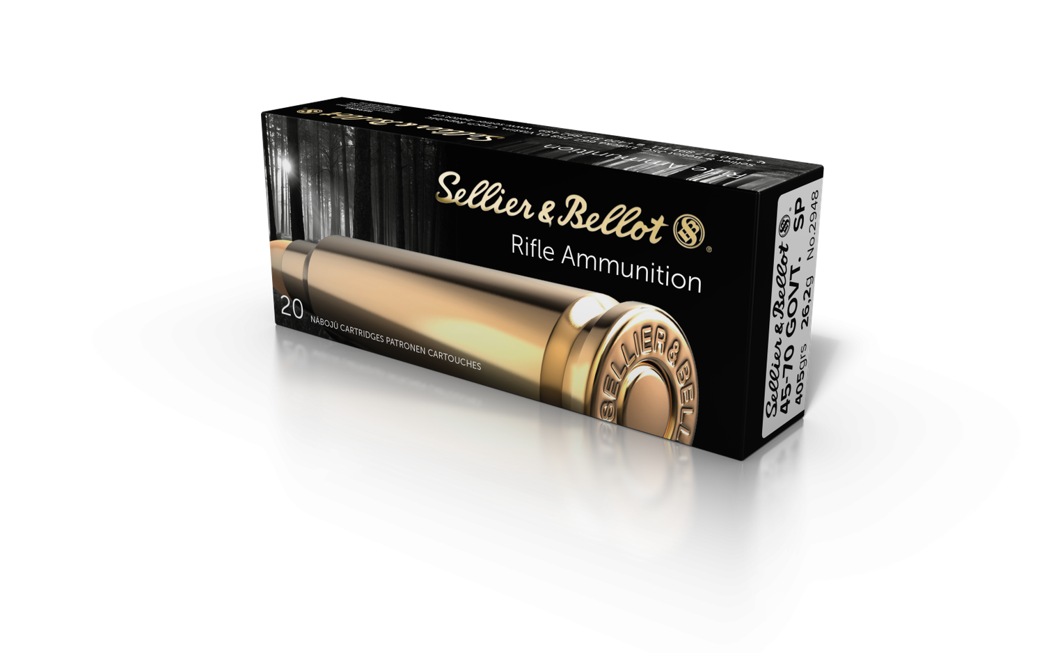 Sellier &amp; Bellot 45-70 GOVT 405Gr SP 20Pk