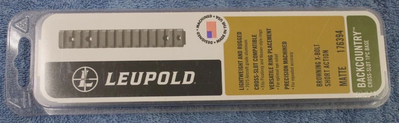Leupold Backcountry Cross Slot 1pc Base Browning X Bolt SA Matte