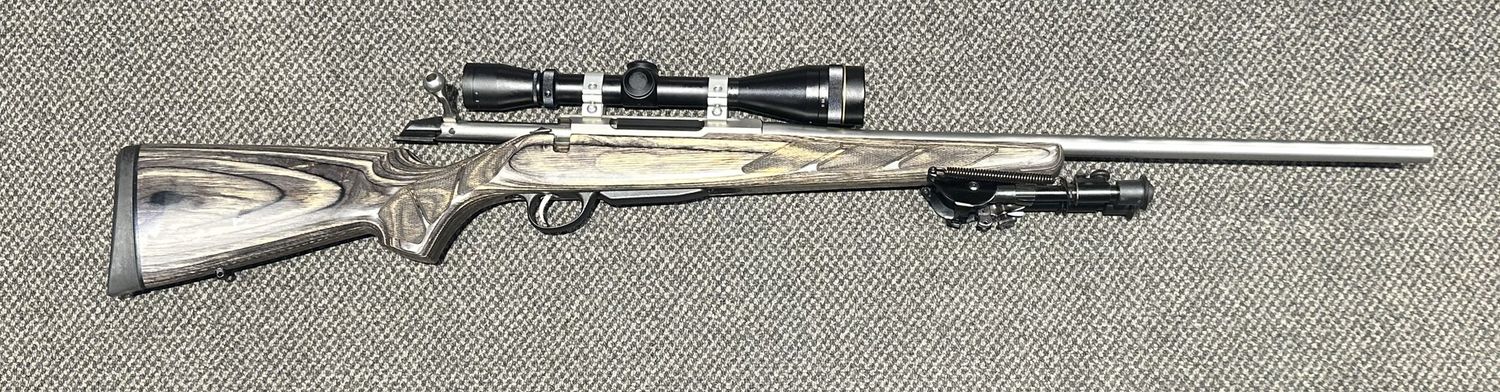 Used Tikka T3 Laminate Stainless .223 With Leupold Scope - SN: A58363