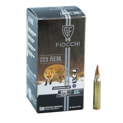 FIOCCHI 223 REM 55GR VMAX 50PK 55GR POLYMER TIP EPN 3215 FPS