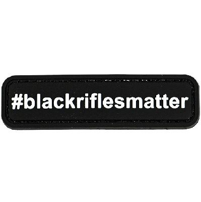 MERICA LIFE BLACK RIFLES MATTER PATCH