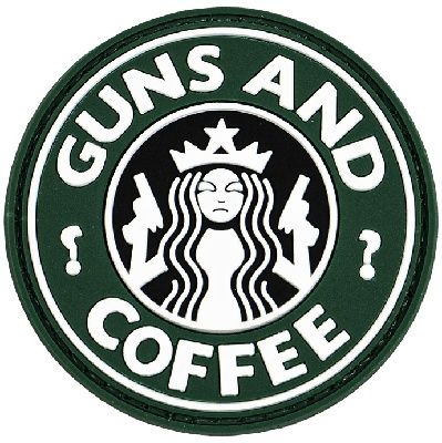 MERICA LIFE GUNS &amp; COFFEE PATCH