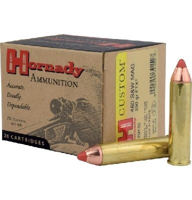 Hornady 460 S&amp;W 200 GR FTX 20 RD