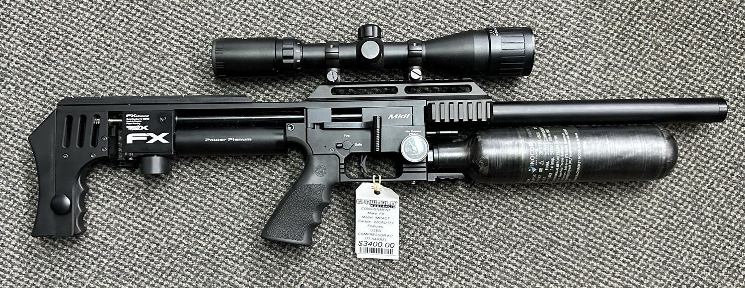 Consignment Used FX Impact M2 .22Cal With .177 Barrel And Compressor Kit - SN: FX192798