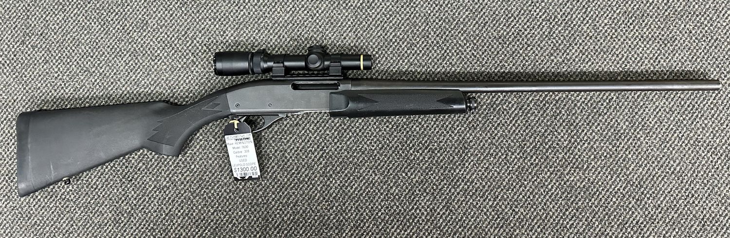 Used Remingtin 7600 Pump Action .308Win WithLeupold Scope - SN: B8457675