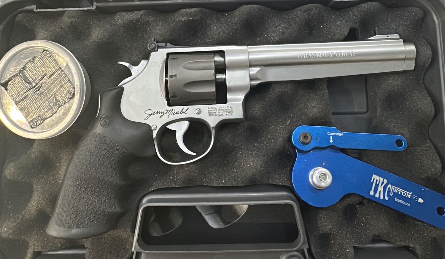 Used Smith &amp; Wesson Jerry Miculek 929 Performance Center 9MM With Moon Clips And Loader - SN: CZM7181