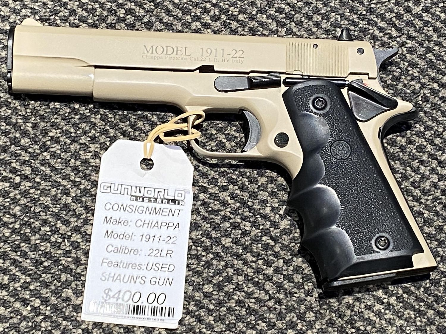 CONSIGNMENT USED CHIAPPA 1911-22 .LR