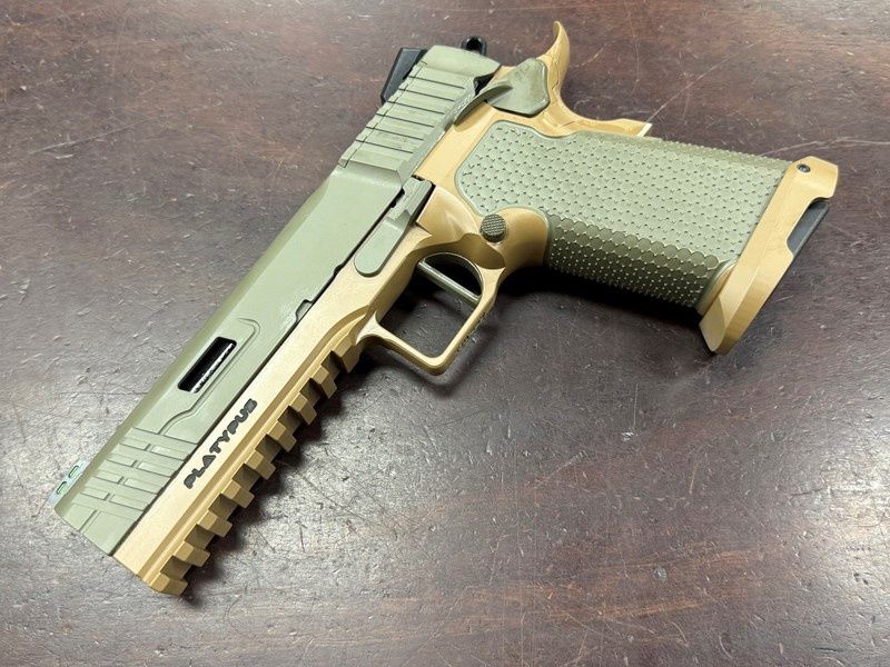STEALTH ARMS 1911 PLATYPUS CROWD PLEASER 9MM - DESERT EDITION BUL BARREL