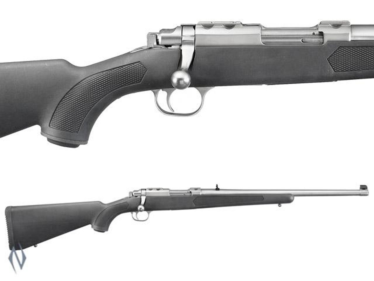 Ruger 77/357 BA Rifle 357Mag 18.5&quot; Brushed SS 5Rnd