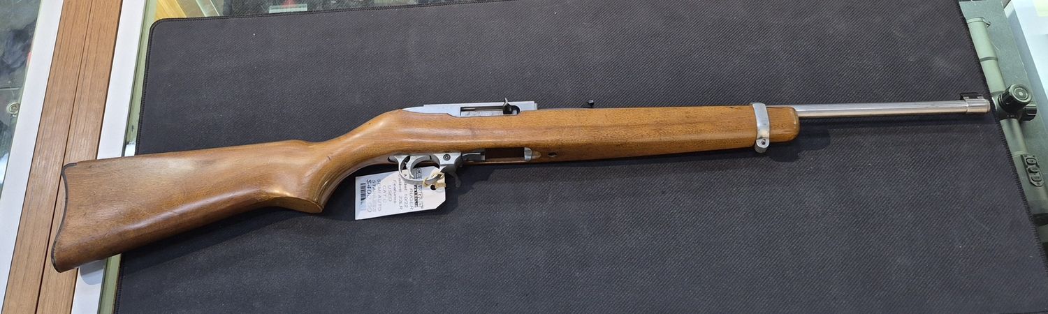 Used Ruger 10/22 .22LR Stainless CAT C Semi Auto - SN: 242-87395