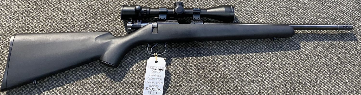 Used CZ 455 .22LR W/ SCOPE SN: C737437
