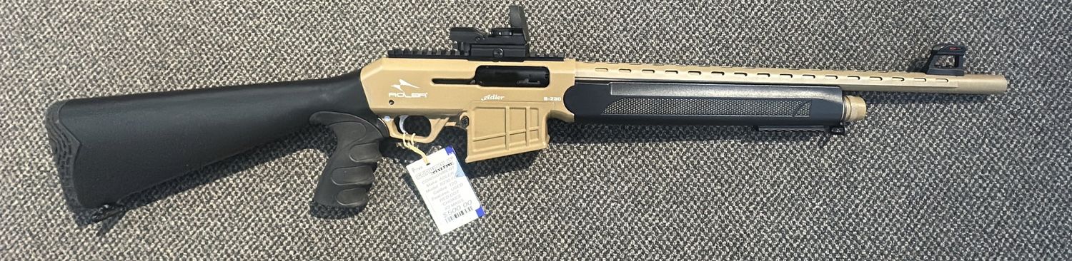 Consignment Used Adler B230 12G FDE With Red Dot x 2 Mags &amp; Chokes- SN: 20AU-07898