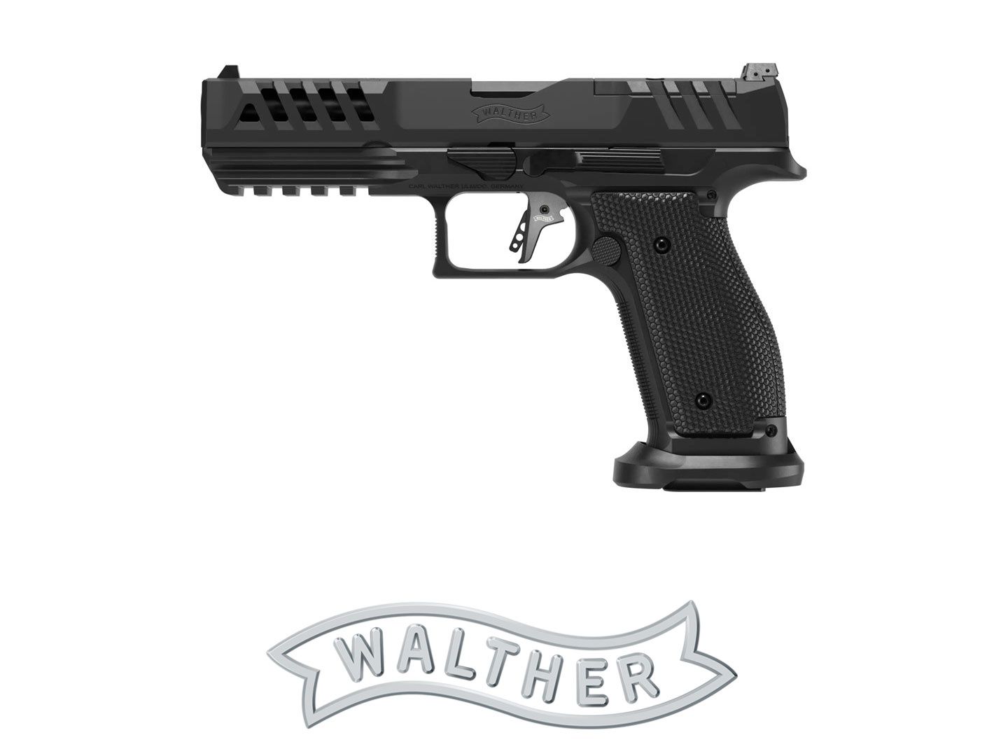Walther PDP Fullsize Steel FRAME Match 5.0 10R 9x19 OR INT PDP 9mm x 19