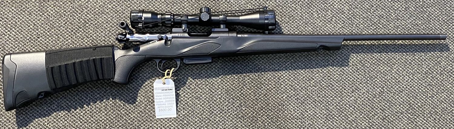 CONSIGNMENT FRANCHI HORIZON .223REM WITH SCOPE SN: FB029949H