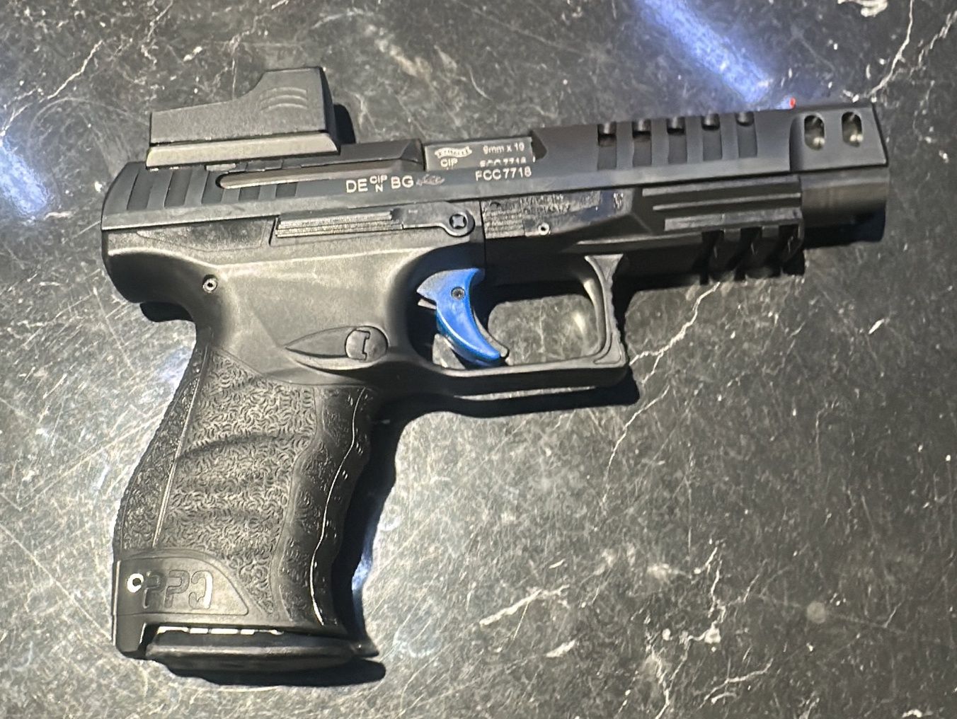 Consignment Walther Q5 Match Optic Ready With Burris Read Dot 9mm - SN: FCC7718