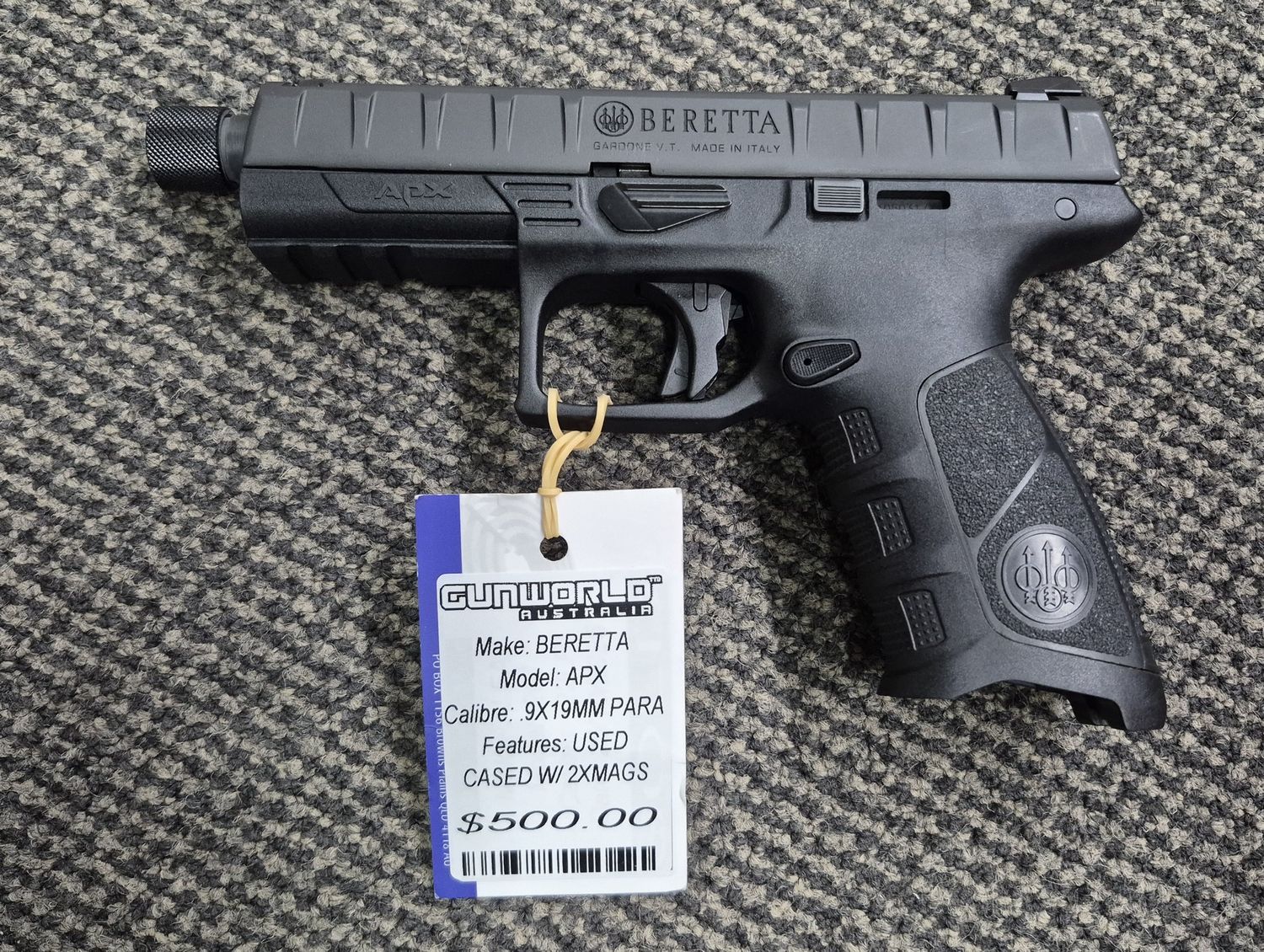 USED BERETTA APX 9X19MM PARA