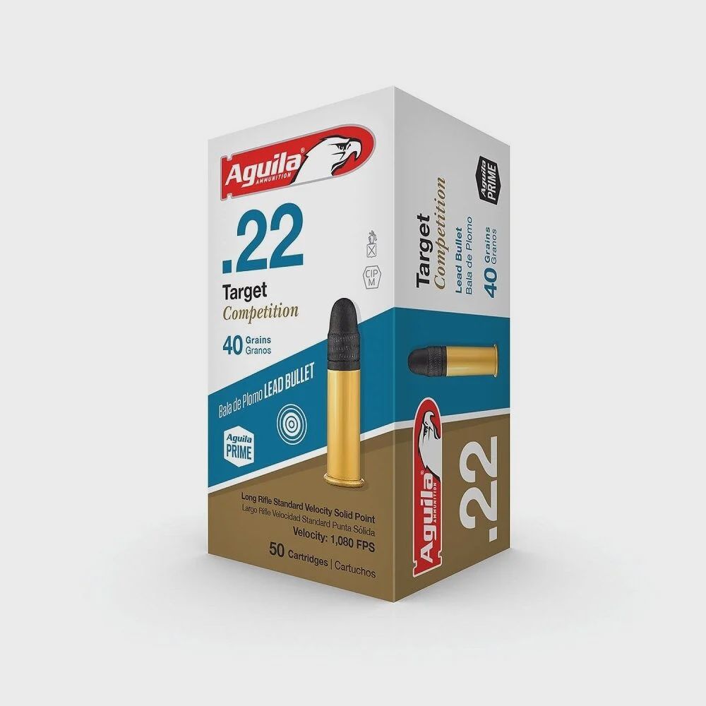 Aguila .22LR Target Comp 40g STD Lead SP 50 Box