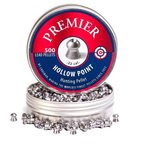 Crosman .22cal 14.3gr Hollow Point Pellet (500/Pk)