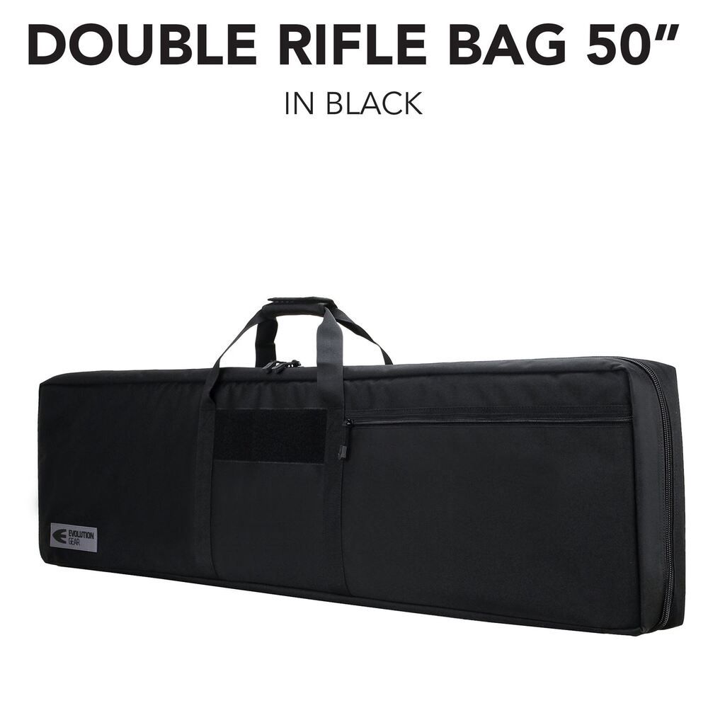 Evolution Gear 50" Double Gun Bag, Color: Black