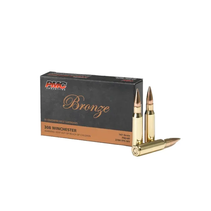 PMC Bronze Line, Calibre: 308 Win, Spec: 147gr FMJ-BT 20pk