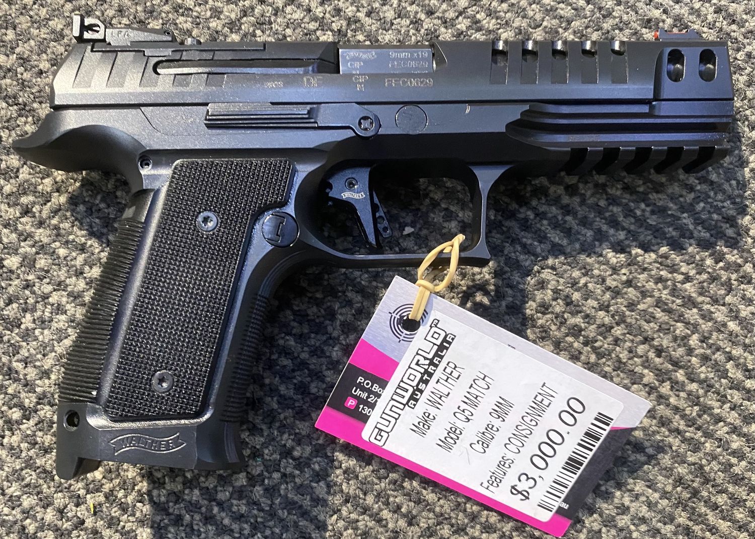 WALTHER Q5 MATCH 9MM SN: FEC0629