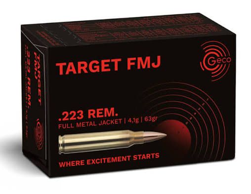 GECO 223 Rem 63gr FMJ 50PK
