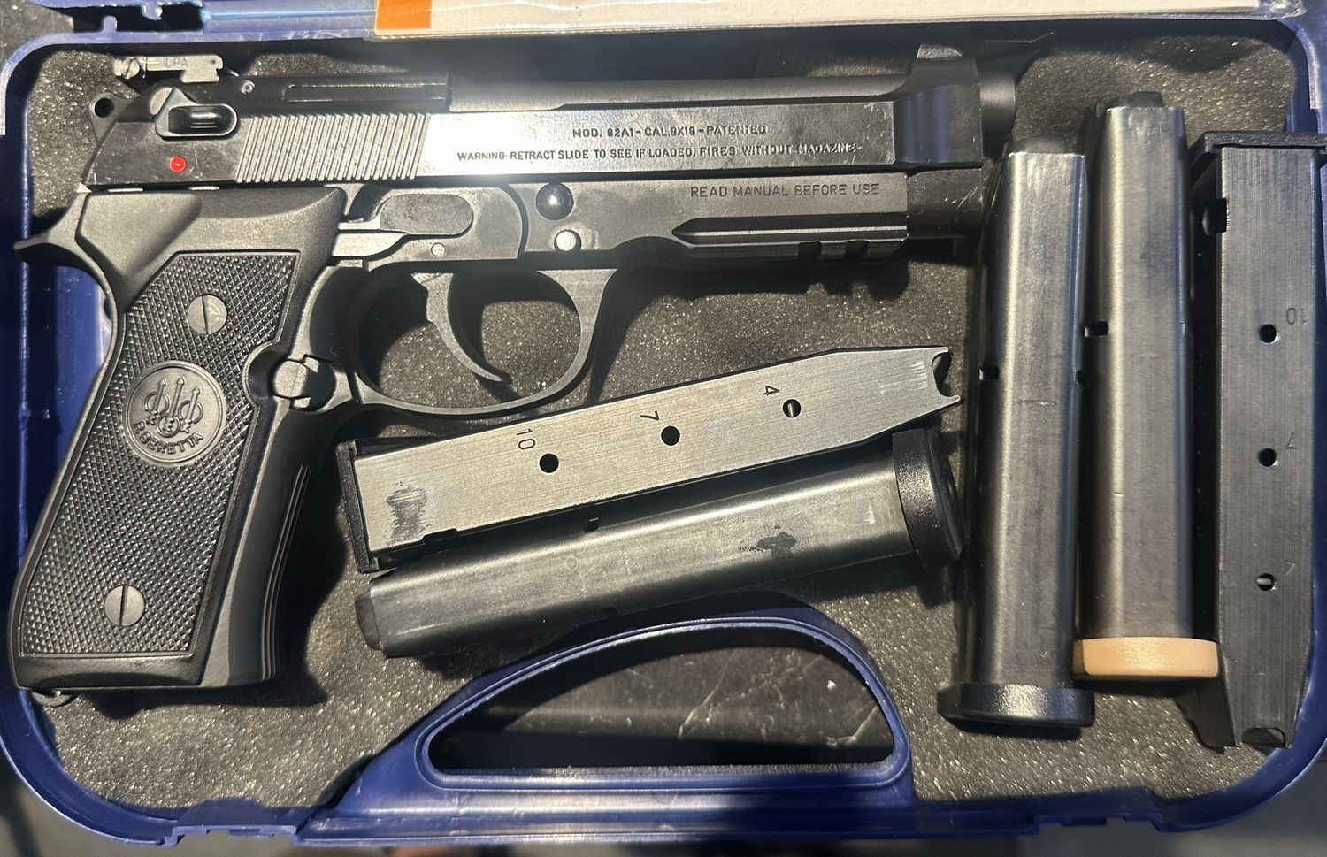 Used Beretta 92A1 With 5 Mags - SN: K14762Z