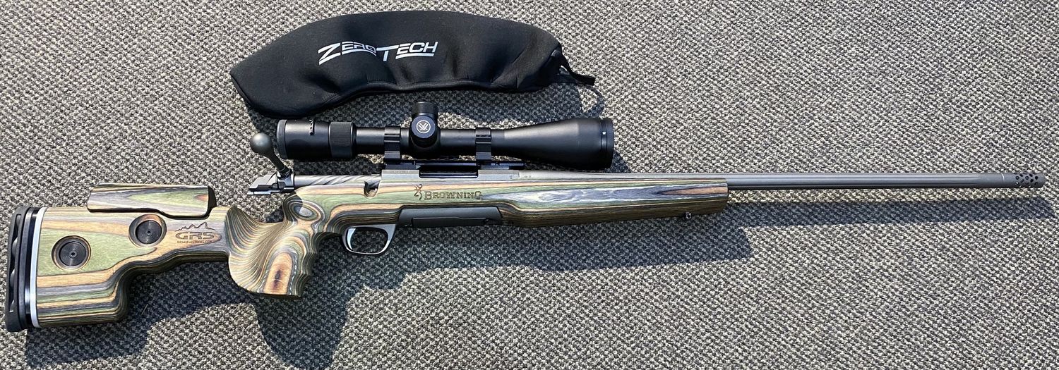 CONSIGNMENT USED BROWNING X BOLT .308WIN 5RND W/ BAG, SCOPE &amp; SCOPE CASE SN: 53686ZN354