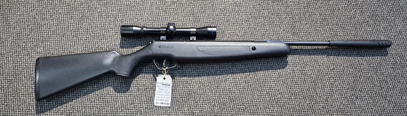 USED STOEGER X10 .177CAL AIR RIFFLE 1RND W/ SCOPE SN: STG1025625