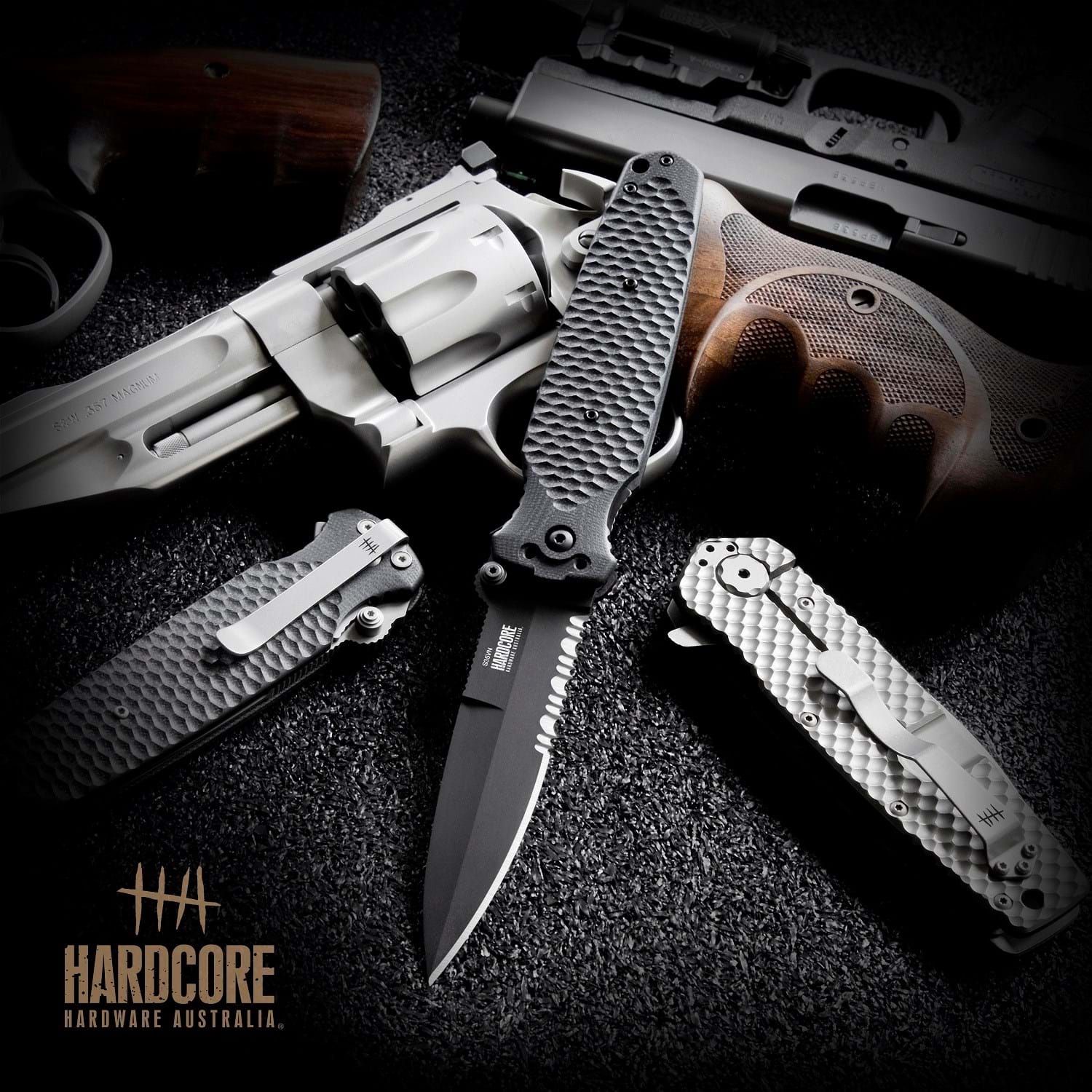 Halfbreed Blades Hardcore Hardware COVERT 01 BLK/BLK