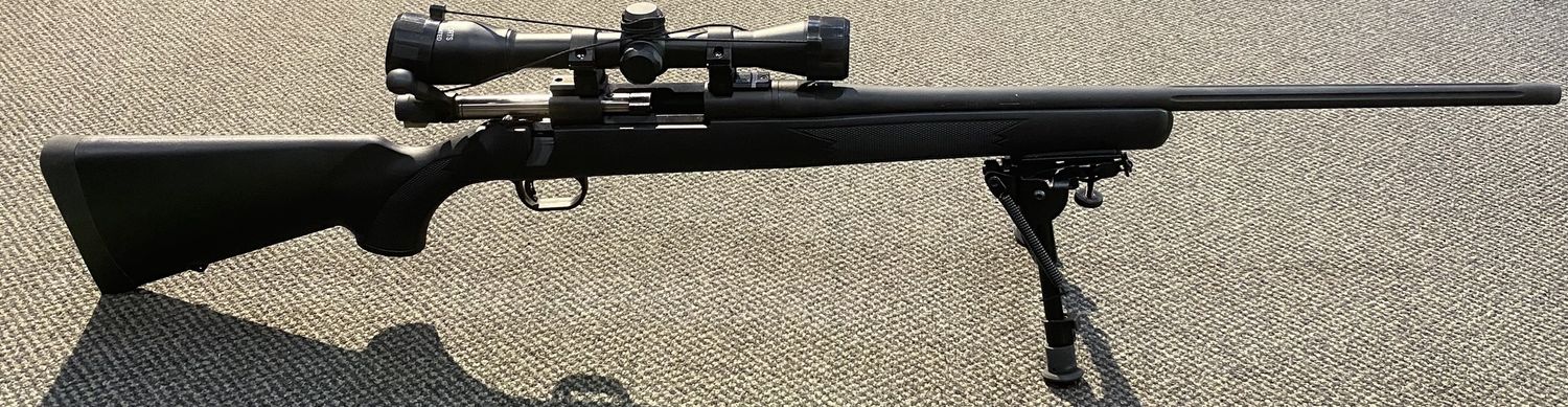 USED MOSSBERG 100ATR .308WIN 5RND CASED W/ SCOPE &amp; BIPOD SN: BA347336