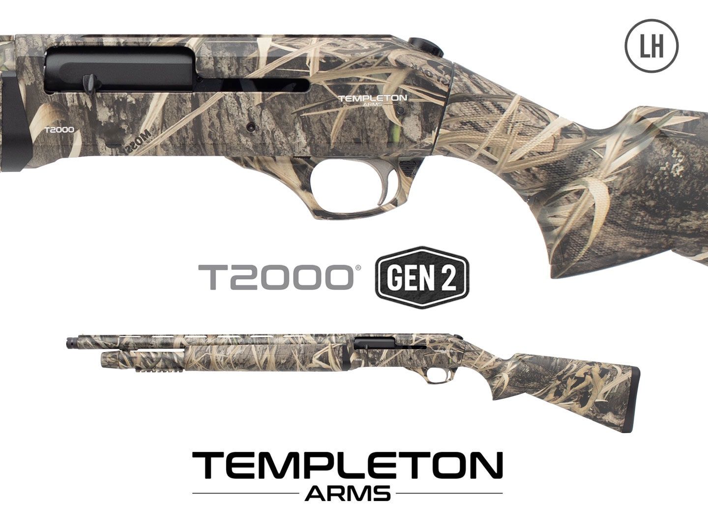 Templeton Arms T2000 Gen2 Camo 20"  Left Hand