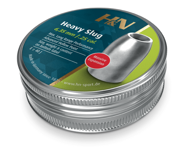 H&amp;N-SLUG HP HEAVY .25 (249.0) 40 gr/100PKT/50CTN