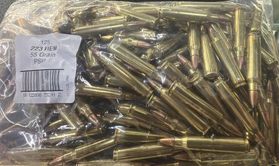 Red Earth 223REM 55GR PSP 100 Pack