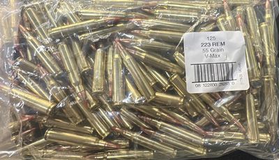 Red Earth 223REM 55GR V-MAX 100 Pack