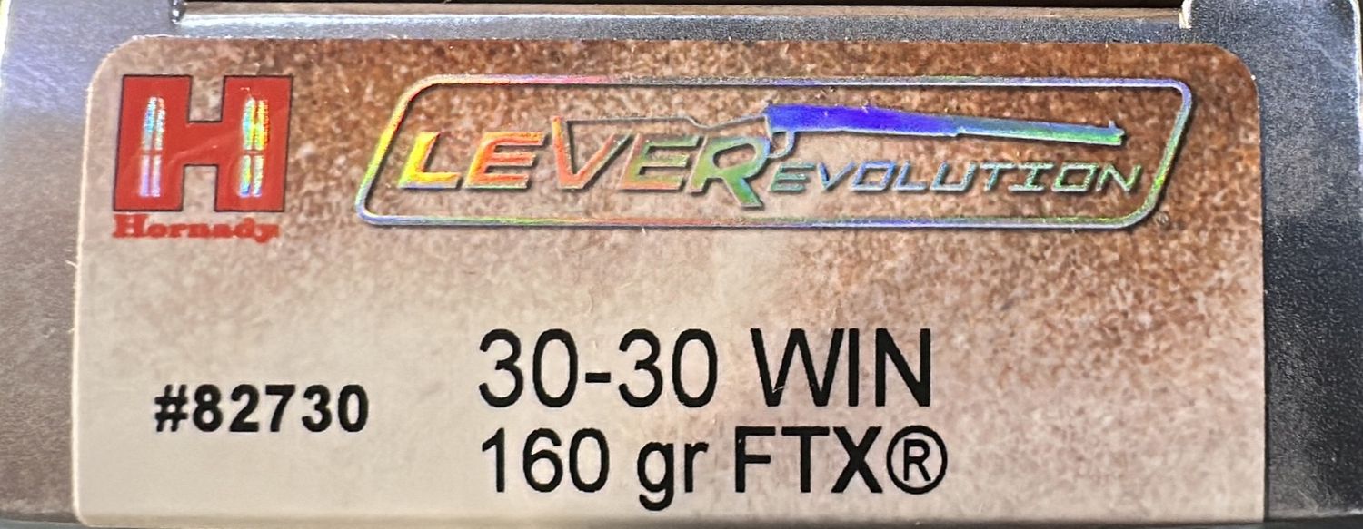 Hornady 30-30WIN 160GR FTX LeverEvolution 20 Pack